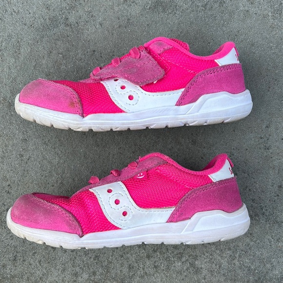 Saucony Jazz Riff Toddler Girls Size 10.5XW - Good Condition - Picture 3 of 8